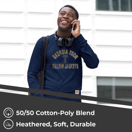 Georgia Tech Yellowjackets Adult University Crewneck - Navy