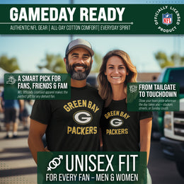 Green Bay Packers Team Fan Apparel NFL  Gameday T-Shirt - Black