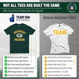 Green Bay Packers Team Fan Apparel NFL  Gameday T-Shirt - Forest Green