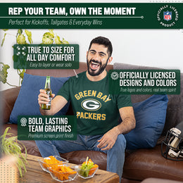 Green Bay Packers Team Fan Apparel NFL  Gameday T-Shirt - Forest Green