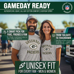 Green Bay Packers Team Fan Apparel NFL  Gameday T-Shirt - Gray