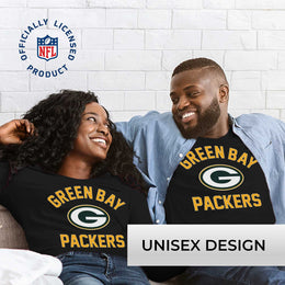 Green Bay Packers NFL Gameday Adult Long Sleeve Shirt - Black