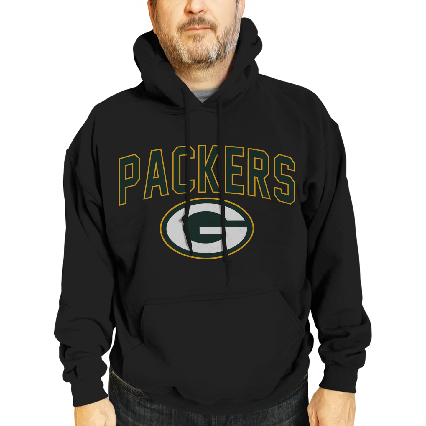 Green Bay Packers NFL Home Team Hoodie - Black