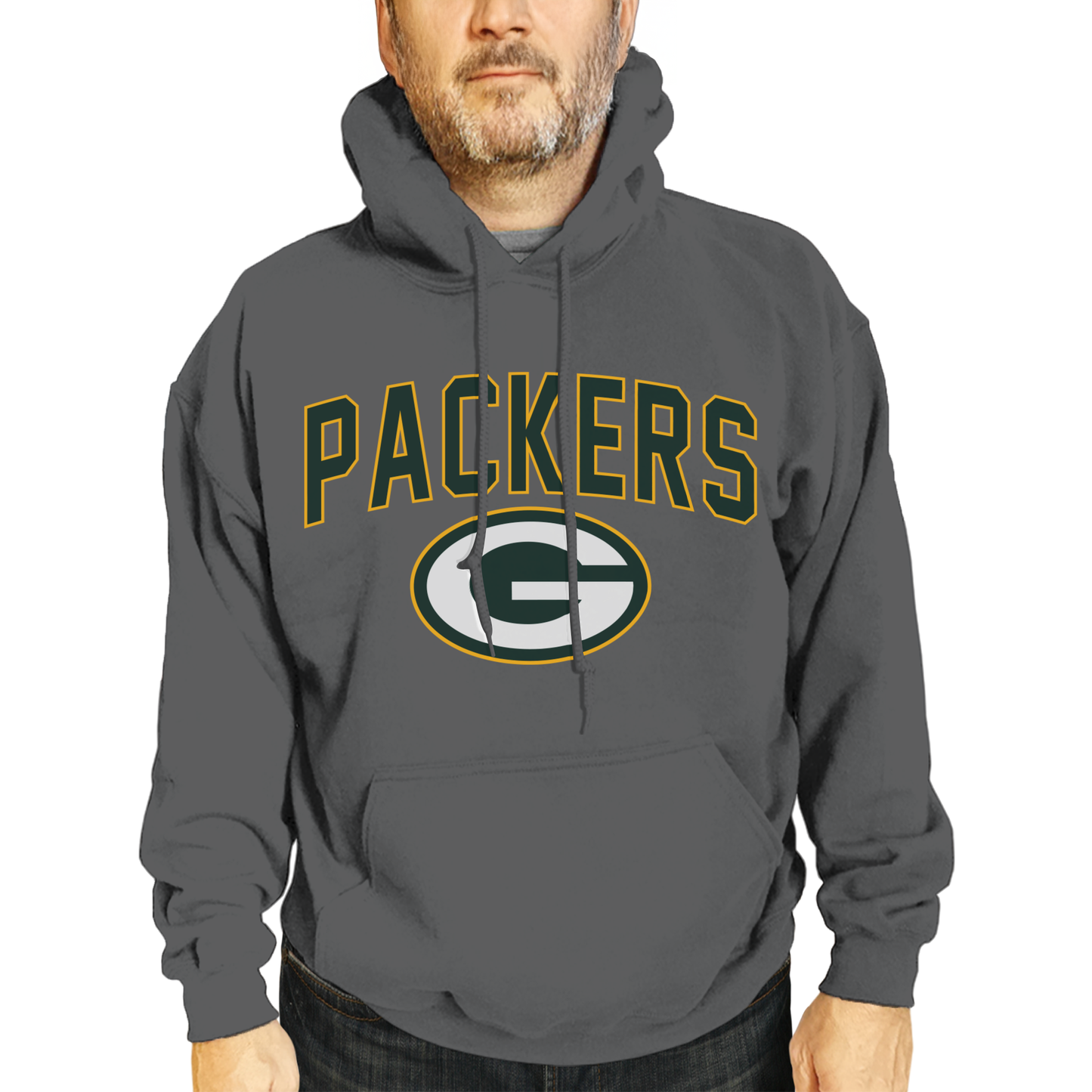 Green Bay Packers NFL Home Team Hoodie - Gray