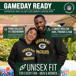 Green Bay Packers Team Fan Apparel NFL  Gameday Hoodie - Black