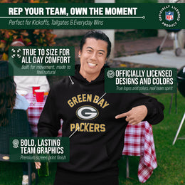 Green Bay Packers Team Fan Apparel NFL  Gameday Hoodie - Black
