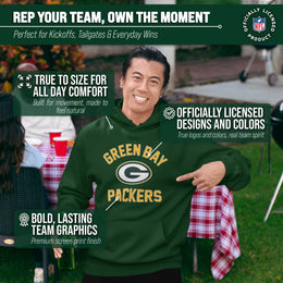Green Bay Packers Team Fan Apparel NFL  Gameday Hoodie - Forest Green