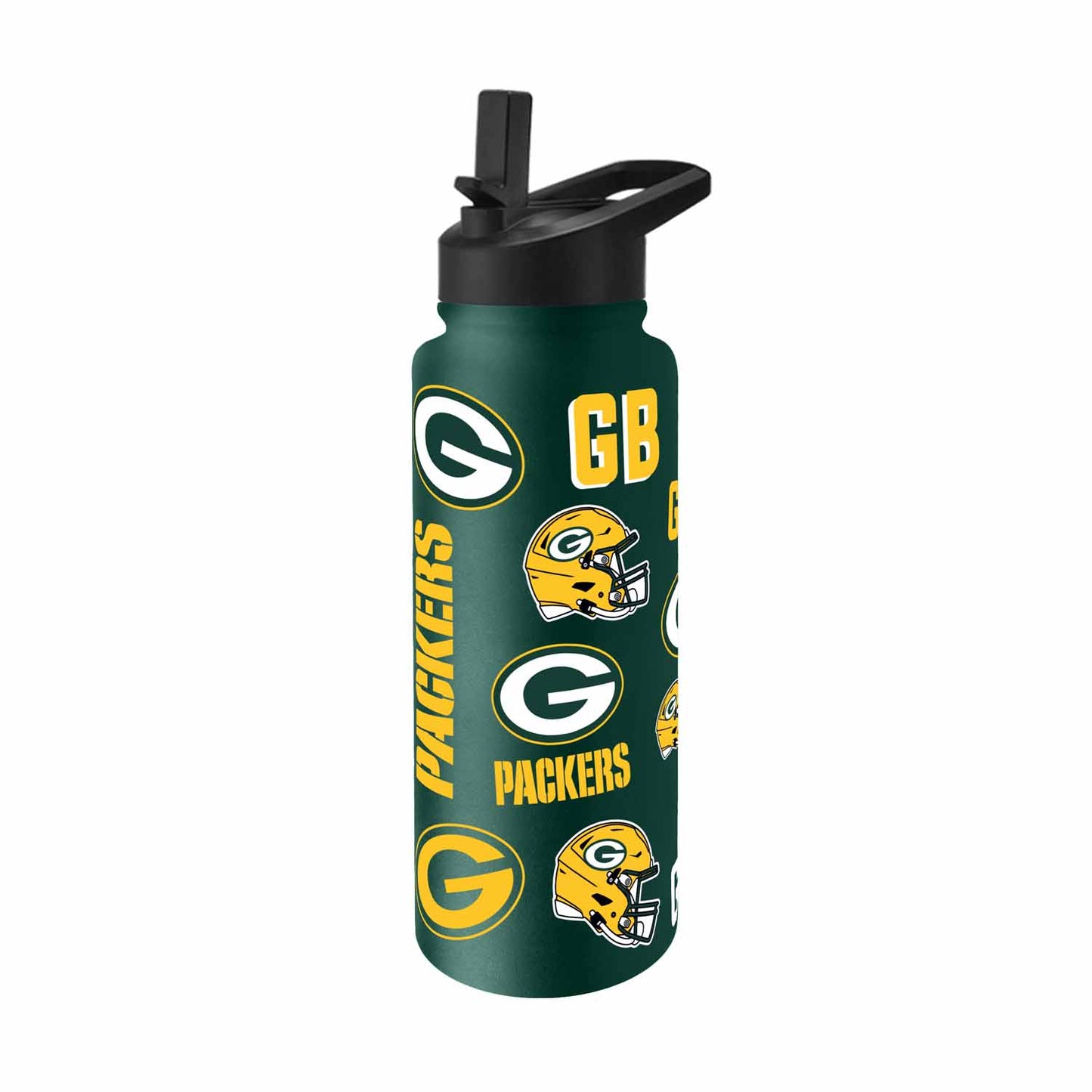 Green Bay Packers NFL 34oz Quencher Stainless Steel Insulated Water Bottle - Hunter Green