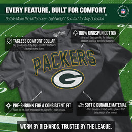 Green Bay Packers NFL Home Team Tee - Gray
