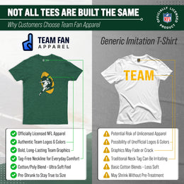 Green Bay Packers NFL Modern Throwback T-shirt - Green