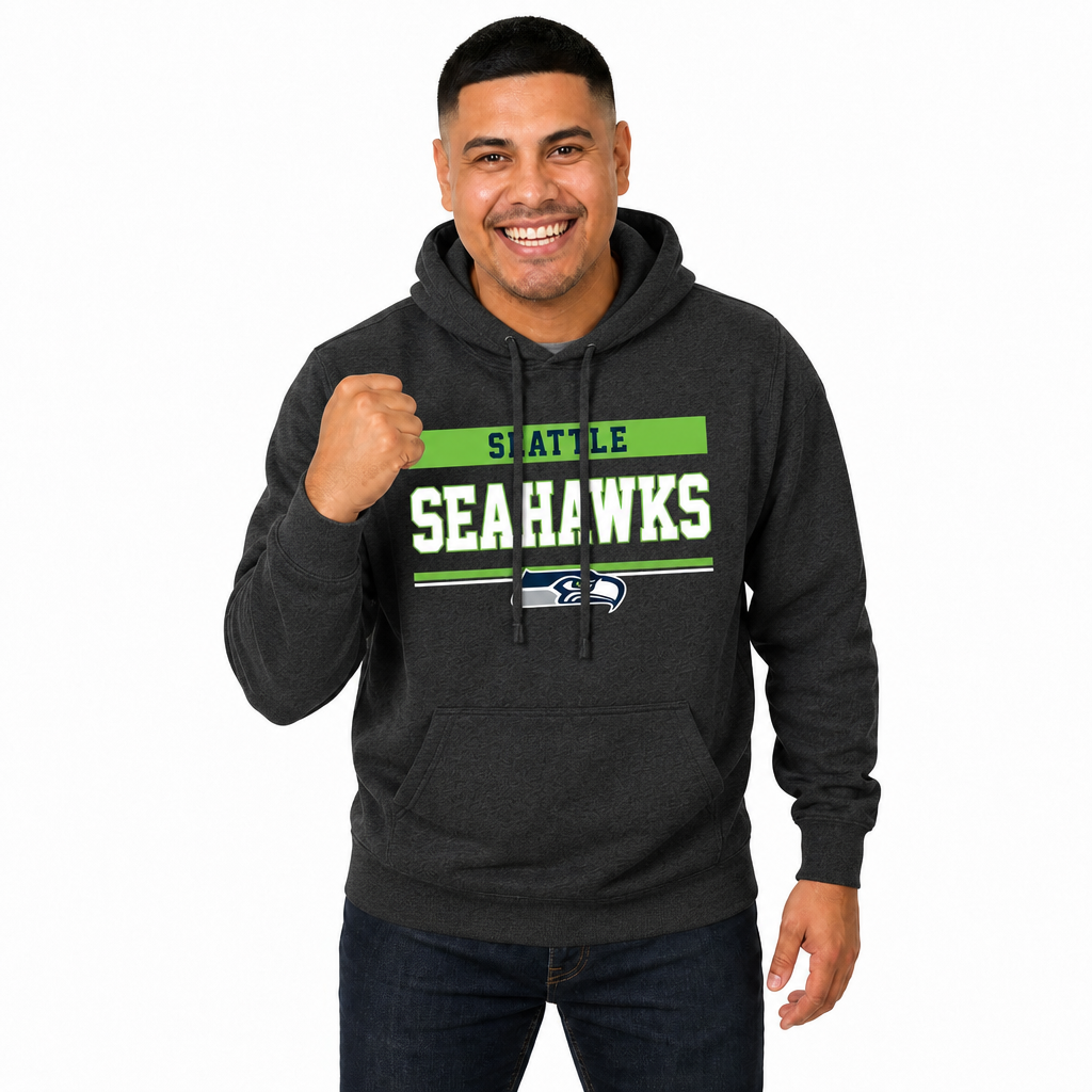 Seattle Seahawks Charcoal Gameday Hoodie - Charcoal