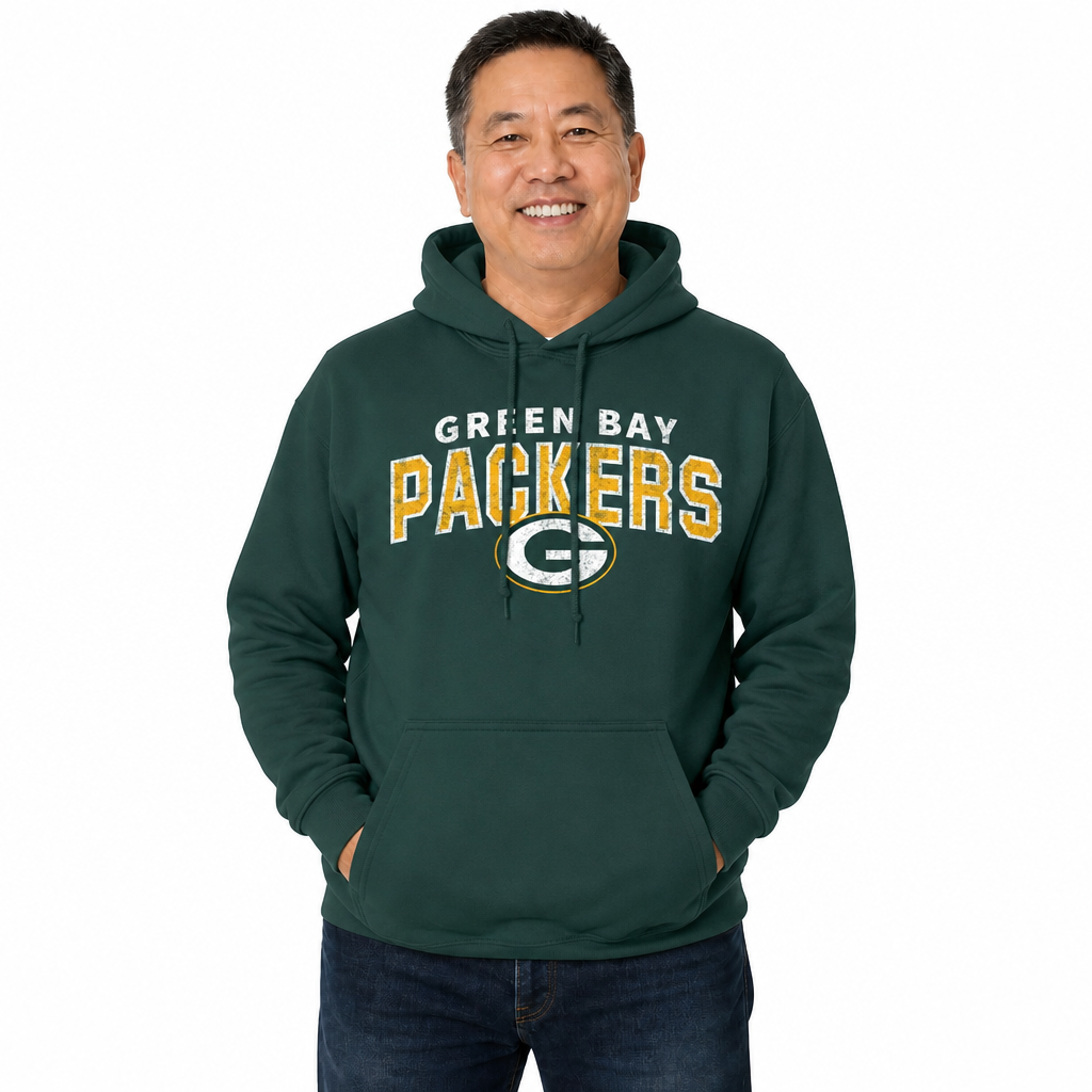 Green Bay Packers Starting Fresh Fleece Hoodie - Green