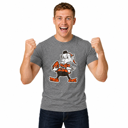 Cleveland Browns NFL Throwback Tee - Gray