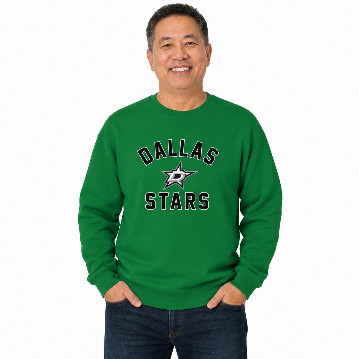 NFL Gameday Crewneck Sweatshirt, Cotton Fleece Pullover Men Women