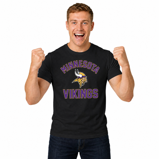 Minnesota Vikings NFL Gameday T-Shirt for Men and Women - Black