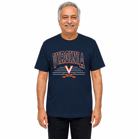 Virginia Cavaliers  NCAA Overtime Classics Unisex T-Shirt - Navy