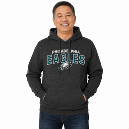 Philadelphia Eagles Starting Fresh Fleece Hoodie - Black Heather