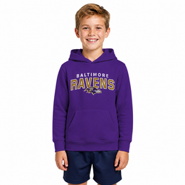 Baltimore Ravens NFL Youth Starting Fresh Hoodie for Boys and Girls - Purple