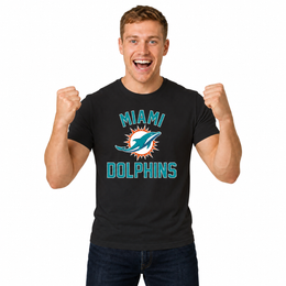 Miami Dolphins NFL Gameday T-Shirt for Men and Women - Black