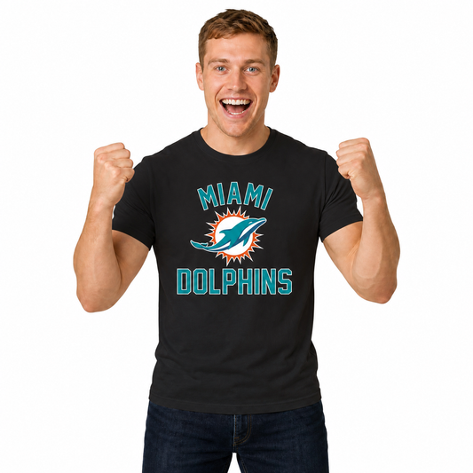 Miami Dolphins NFL Gameday T-Shirt for Men and Women - Black