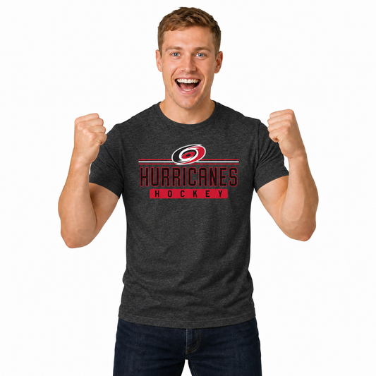 Carolina Hurricanes T-Shirt NHL Heather Charcoal - Charcoal