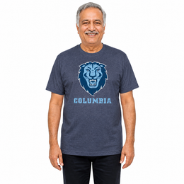 Columbia Lions Heathered Logo T-Shirt - Navy