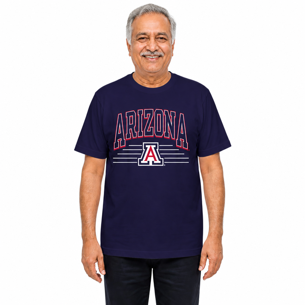 Arizona Wildcats  NCAA Overtime Classics Unisex T-Shirt - Navy