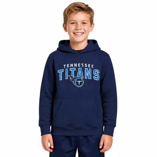 Tennessee Titans NFL Youth Starting Fresh Hoodie for Boys and Girls - Navy