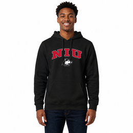 NIU Arch & Logo Gameday Hoodie - Black