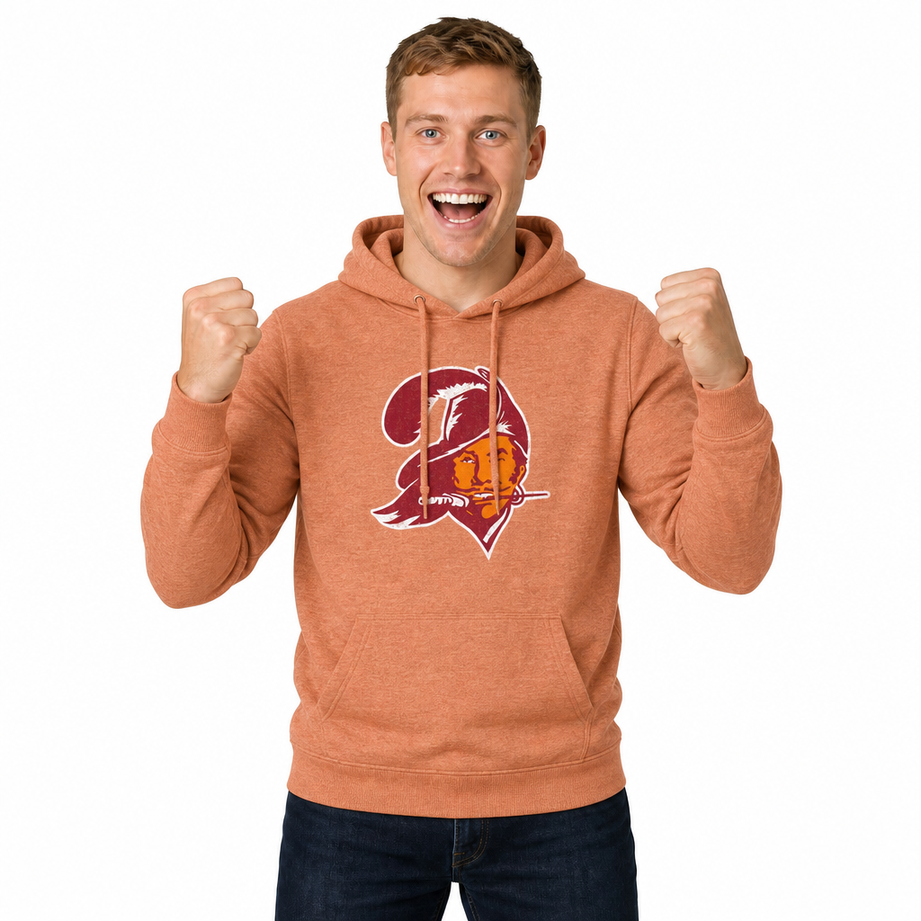 Tampa Bay Buccaneers Modern Throwback Fleece Hoodie - Orange
