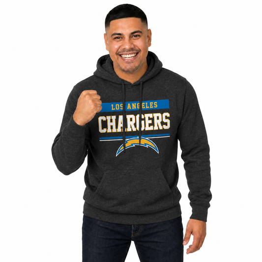 Los Angeles Chargers Charcoal Gameday Hoodie - Charcoal