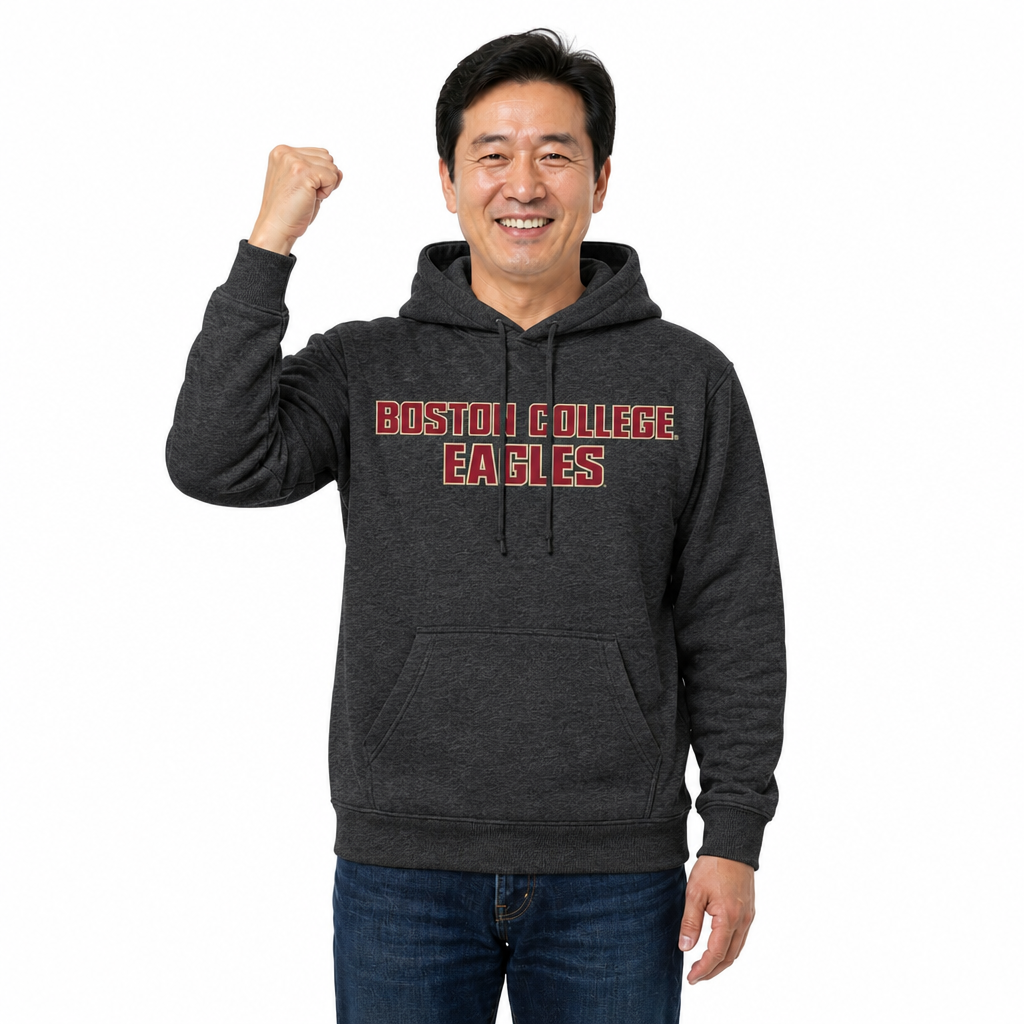 Boston College Eagles NCAA Fan Hoodie Sweatshirt Men Women - Charcoal