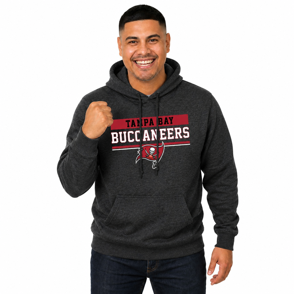 Tampa Bay Buccaneers Charcoal Gameday Hoodie - Charcoal