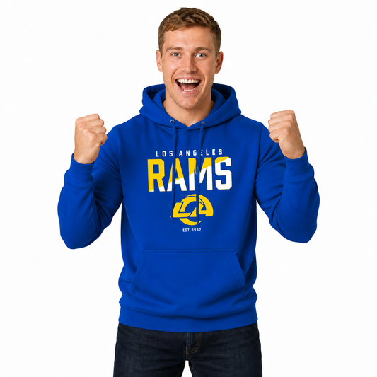 Los Angeles Rams Rams Hoodie Fleece Sweatshirt for Men and Women - Royal