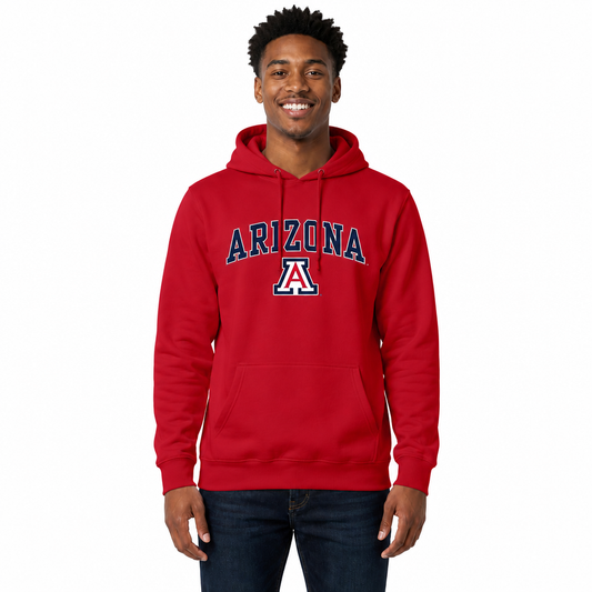 Arizona Wildcats Arch & Logo Gameday Hoodie - Red