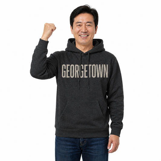 Georgetown Hoyas NCAA Fan Hoodie Sweatshirt Men Women - Charcoal