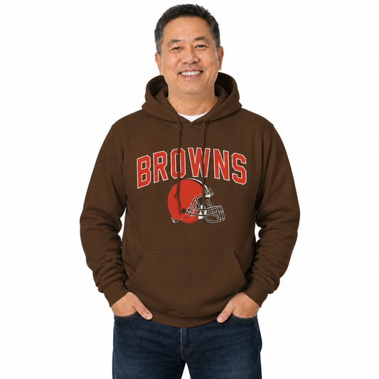 Cleveland Browns NFL Home Team Hoodie Sweatshirt - Brown