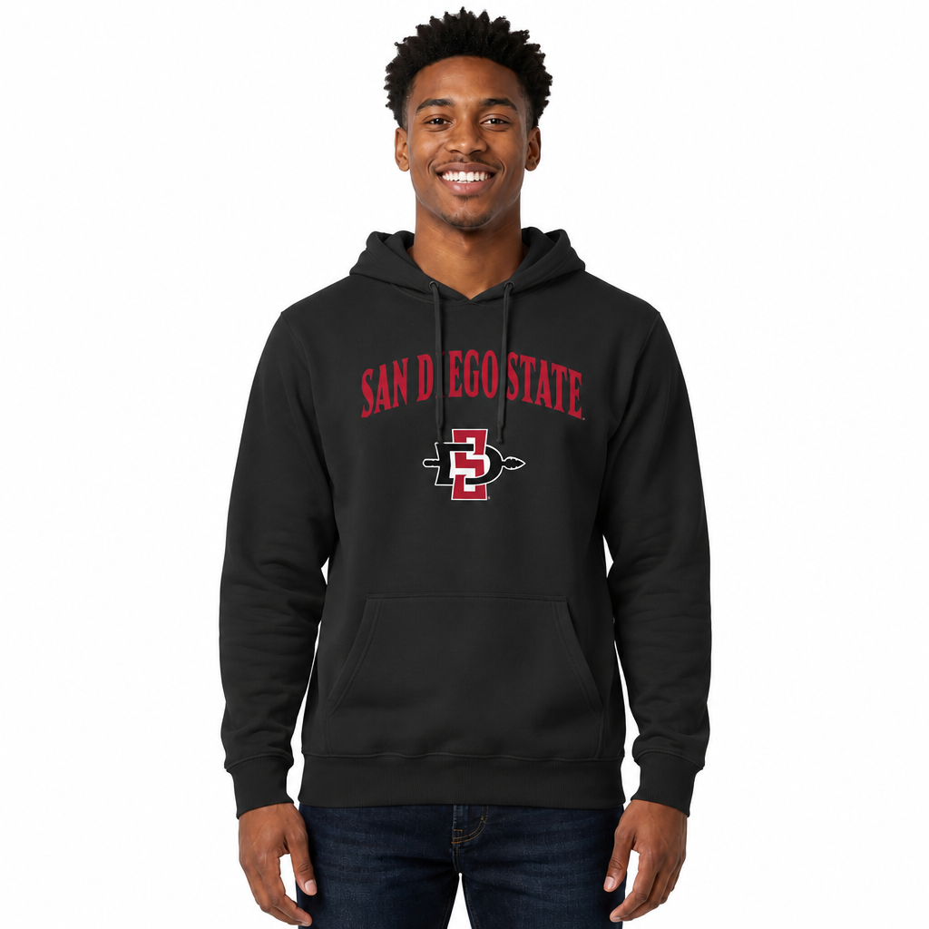 SDSU Arch & Logo Gameday Hoodie - Red