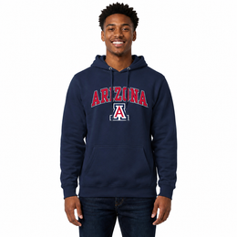 ARZ Arch & Logo Gameday Hoodie - Navy