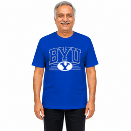 BYU Cougars  NCAA Overtime Classics Unisex T-Shirt - Royal