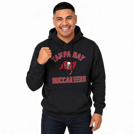 Tampa Bay Buccaneers Gameday Hoodie Pullover Sweatshirt - Black