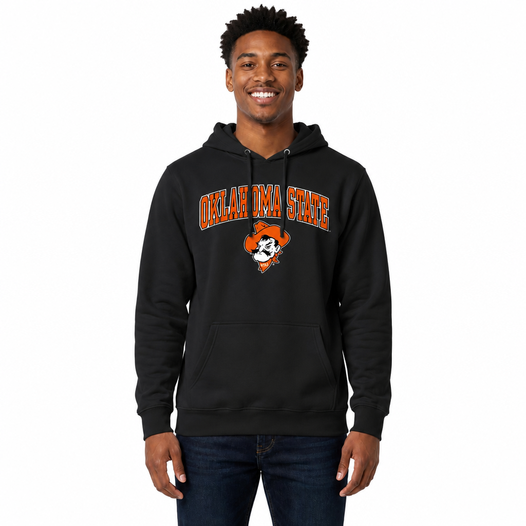 OKST Arch & Logo Gameday Hoodie - Black