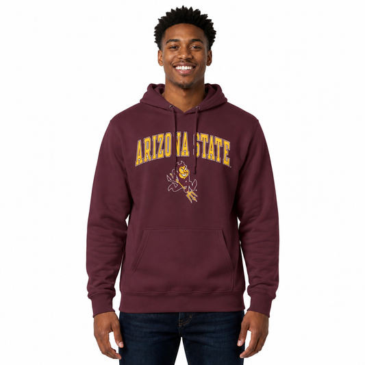 ASU Arch & Logo Gameday Hoodie - Maroon