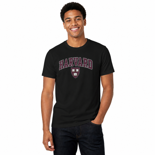 Harvard Crimson NCAA Adult Gameday Cotton T-Shirt - Maroon