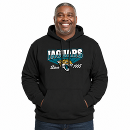 Jacksonville Jaguars Vintage Block Fleece Hoodie - Black