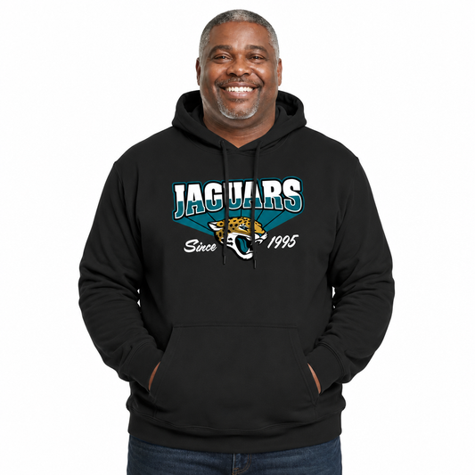 Jacksonville Jaguars Vintage Block Fleece Hoodie - Black