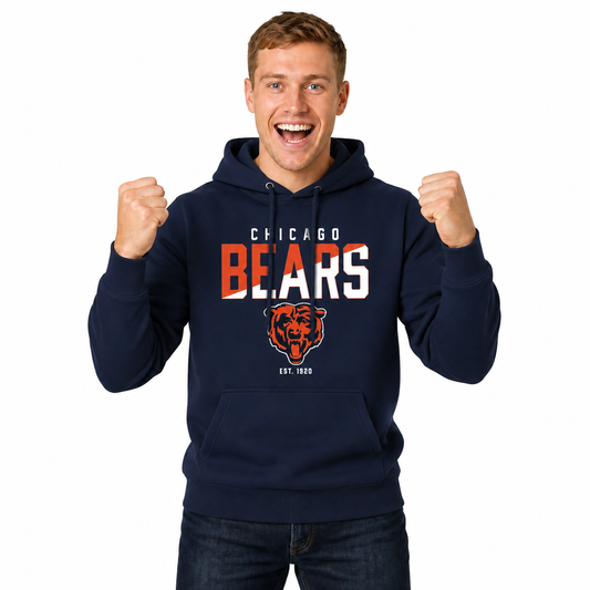 Chicago Bears Bears Hoodie Fleece Sweatshirt for Men and Women - Navy
