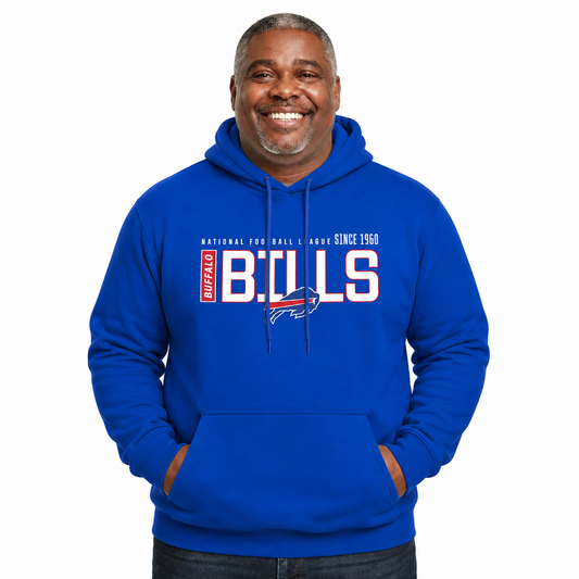Buffalo Bills NFL Modern Endzone Fleece Hoodie Royal Sweatshirt - Royal