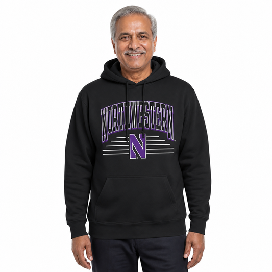 Northwestern Wildcats NCAA Overtime Classics Hoodie - Black