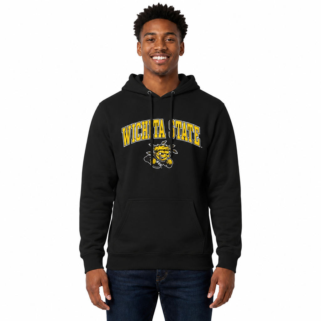 Wichita State Shockers Arch & Logo Gameday Hoodie - Black